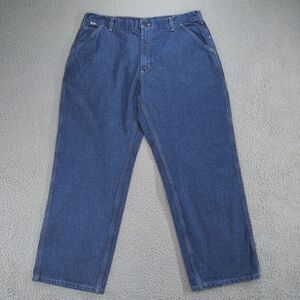 Carhartt FR Jeans Men 40x30 Blue Original Fit Flame Resistant Hammer Loop